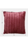 Home Beautiful Wine Polyester Cushion