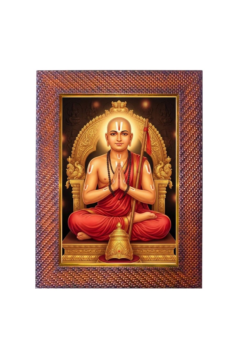 Saint Tukaram Photo Frame 15X19 Inch Religious Wall & Table Decor Frame | Saint Tukaram Spiritual Photo Frame For Home, Temple & Office | Decorative Hindu God & Goddess Frame (Pack Of 1) (F18410)