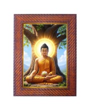 Gautama Budhha Photo Frame 13X17 Inch Religious Wall & Table Decor Frame | Gautama Budhha Spiritual Photo Frame For Home, Temple & Office (F18194X13X17)