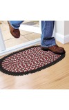Home Beautiful Black Polyester Door Mat