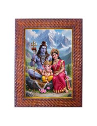 Lord Vishnu Varaha Avatar Photo Frame 19X23 Inch Religious Wall & Table Decor Frame | Lord Vishnu Varaha Avatar Spiritual Photo Frame For Home, Temple & Office (F18152X19X23)