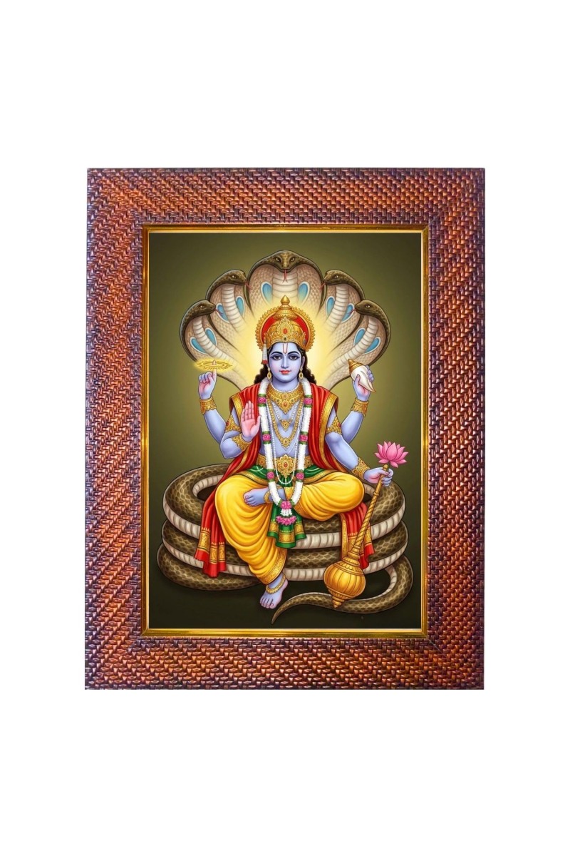 Maa Lalita Tripura Photo Frame Religious Wall & Table Decor Frame | Maa Lalita Tripura Spiritual Photo Frame For Home, Temple & Office | Decorative Hindu God & Goddess Frame (Pack Of 1)