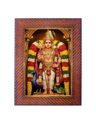 Mata Parvati Lord Shiva Photo Frame 21X25 Inch Religious Wall & Table Decor Frame (F18146X21X25)