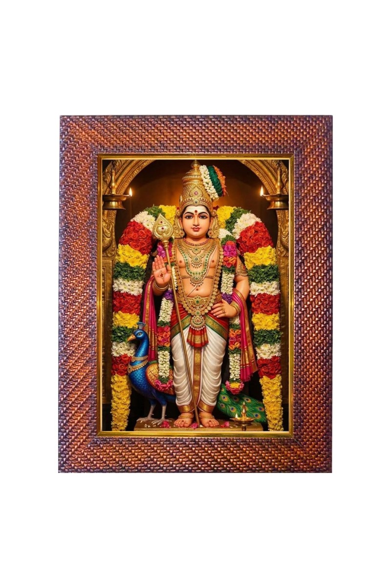 Mata Parvati Lord Shiva Photo Frame 13X17 Inch Religious Wall & Table Decor Frame (F18146X13X17)