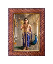 Mata Parvati Lord Shiva Photo Frame 15X19 Inch Religious Wall & Table Decor Frame (F18145X15X19)