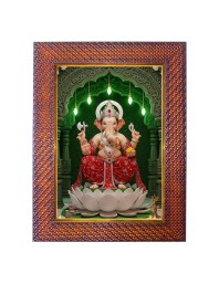 Radha Krishna Photo Frame 21X25 Inch Religious Wall & Table Decor Frame | Radha Krishna Spiritual Photo Frame For Home, Temple & Office | Decorative Hindu God & Goddess Frame (Pack Of 1) (F18065)