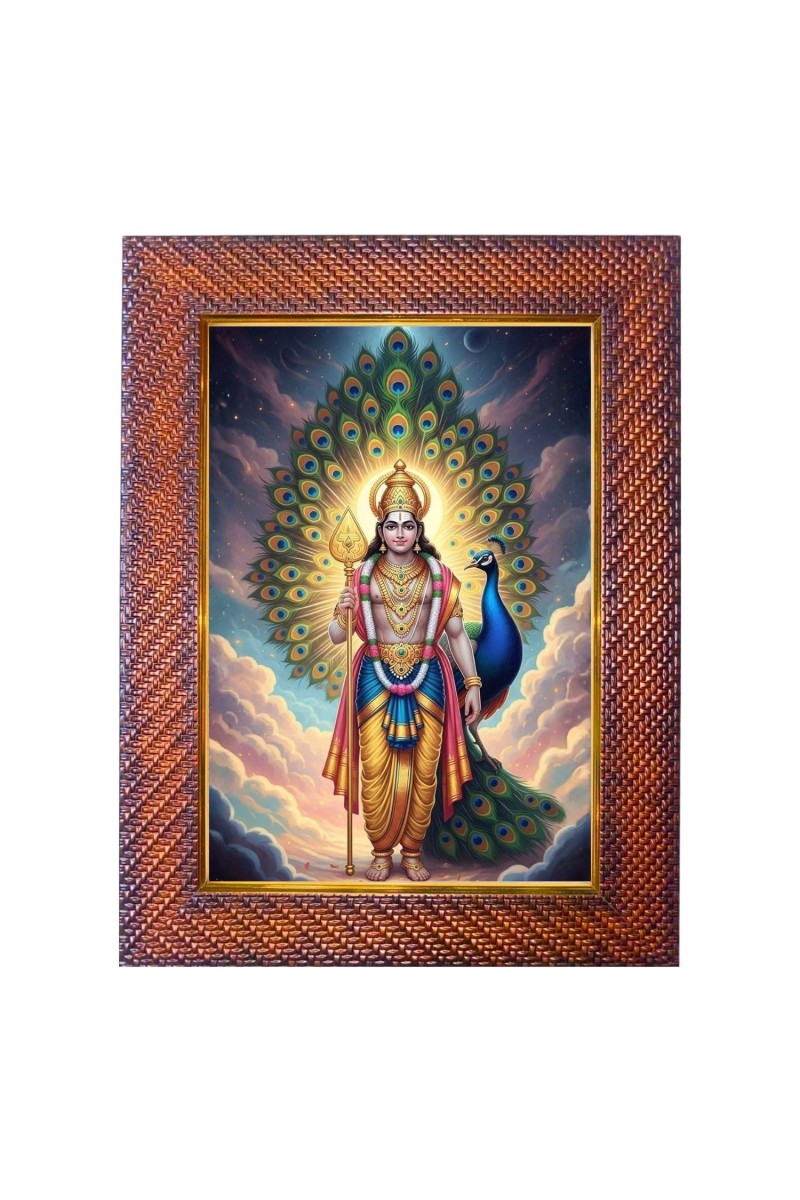 Lord Vishnu Varaha Avatar Photo Frame 13X17 Inch Religious Wall & Table Decor Frame | Lord Vishnu Varaha Avatar Spiritual Photo Frame For Home, Temple & Office (F18374X13X17)