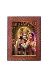 Lord Hanuman Photo Frame Religious Wall & Table Decor Frame | Lord Hanuman Spiritual Photo Frame For Home, Temple & Office | Decorative Hindu God & Goddess Frame (Pack Of 1) (F18088)