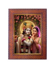 Lord Hanuman Photo Frame Religious Wall & Table Decor Frame | Lord Hanuman Spiritual Photo Frame For Home, Temple & Office | Decorative Hindu God & Goddess Frame (Pack Of 1) (F18088)