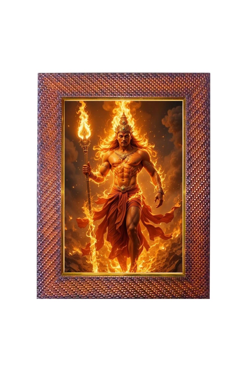 Lord Jagnnath Photo Frame 19X23 Inch Religious Wall & Table Decor Frame | Lord Jagnnath Spiritual Photo Frame For Home, Temple & Office | Decorative Hindu God & Goddess Frame (Pack Of 1) (F18361)