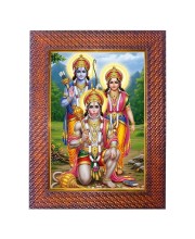 Lord Ganesha Photo Frame 13X17 Inch Religious Wall & Table Decor Frame | Lord Ganesha Spiritual Photo Frame For Home, Temple & Office | Decorative Hindu God & Goddess Frame (Pack Of 1) (F18096)