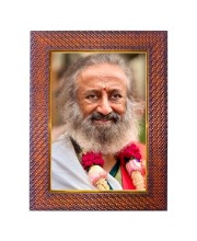 Sri Sri Ravi Shankar Photo Frame 17X21 Inch Religious Wall & Table Decor Frame | Sri Sri Ravi Shankar Spiritual Photo Frame For Home, Temple & Office (F18307X17X21)