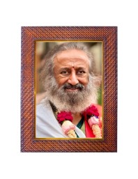 Pujya Morari Bapu Photo Frame 13X17 Inch Religious Wall & Table Decor Frame | Pujya Morari Bapu Spiritual Photo Frame For Home, Temple & Office (F18317X13X17)