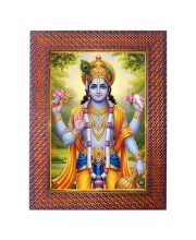Radha Krishna Photo Frame Religious Wall & Table Decor Frame | Radha Krishna Spiritual Photo Frame For Home, Temple & Office | Decorative Hindu God & Goddess Frame (Pack Of 1) (F18083)