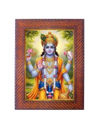 Radha Krishna Photo Frame Religious Wall & Table Decor Frame | Radha Krishna Spiritual Photo Frame For Home, Temple & Office | Decorative Hindu God & Goddess Frame (Pack Of 1) (F18083)