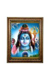 Hi Tech Sales Photo Frame Bhagwan Shiv for Office, Wall/Table, Study room & living room, gifts | PVC Frame & Front Face - Glass (10 x 8 in)
