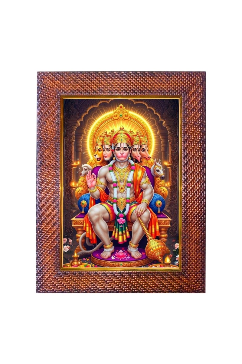 Lord Vitthal Photo Frame Religious Wall & Table Decor Frame | Lord Vitthal Spiritual Photo Frame For Home, Temple & Office | Decorative Hindu God & Goddess Frame (Pack Of 1) (F18116)