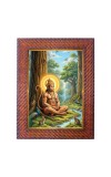 Mata Ganga Photo Frame 17X21 Inch Religious Wall & Table Decor Frame | Mata Ganga Spiritual Photo Frame For Home, Temple & Office (F18229X17X21)