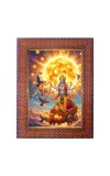 Lord Ayyapan Photo Frame Religious Wall & Table Decor Frame | Lord Ayyapan Spiritual Photo Frame For Home, Temple & Office | Decorative Hindu God & Goddess Frame (Pack Of 1) (F18211)