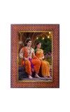 Lord Krishna Photo Frame Inch Religious Wall & Table Decor Frame | Lord Krishna Spiritual Photo Frame For Home, Temple & Office | Decorative Hindu God & Goddess Frame (Pack Of 1) (F18174)