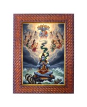 Lord Ram Photo Frame 21X25 Inch Religious Wall & Table Decor Frame | Lord Ram Spiritual Photo Frame For Home, Temple & Office | Decorative Hindu God & Goddess Frame (Pack Of 1) (F18161)