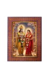 Lord Ram Lord Laxman Photo Frame 19X23 Inch Religious Wall & Table Decor Frame | Lord Ram Lord Laxman Spiritual Photo Frame For Home, Temple & Office | Decorative Hindu God & Goddess Frame (Pack O