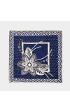 Home Beautiful Blue Microfiber Cushion Cover