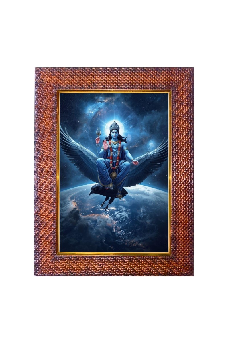 Guru Nanak Photo Frame 13X17 Inch Religious Wall & Table Decor Frame | Guru Nanak Spiritual Photo Frame For Home, Temple & Office | Decorative Hindu God & Goddess Frame (Pack Of 1) (F18238)