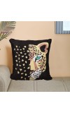 Home Beautiful Black Polyester Cushion