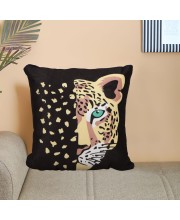 Home Beautiful Black Polyester Cushion