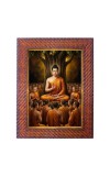Gautama Budhha Photo Frame 13X17 Inch Religious Wall & Table Decor Frame | Gautama Budhha Spiritual Photo Frame For Home, Temple & Office (F18196X13X17)