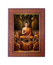 Gautama Budhha Photo Frame 13X17 Inch Religious Wall & Table Decor Frame | Gautama Budhha Spiritual Photo Frame For Home, Temple & Office (F18196X13X17)