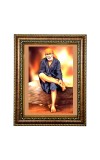 Hi Tech Sales Shirdi Sai Baba Photo Frame for wall/table, Study & living room, gifts (8 x 10)