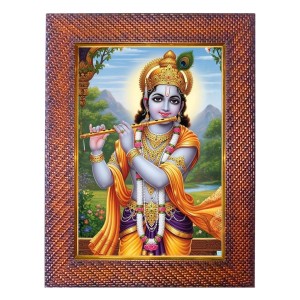 Lord Krishna Photo Frame 13X17 Inch Religious Wall & Table Decor Frame | Lord Krishna Spiritual Photo Frame For Home, Temple & Office | Decorative Hindu God & Goddess Frame (Pack Of 1) (F18067) Lord Krishna Photo Frame 13X17 Inch Religious Wall & Table Decor Frame | Lord Krishna Spiritual Photo Frame For Home, Temple & Office | Decorative Hindu God & Goddess Frame (Pack Of 1) (F18067)