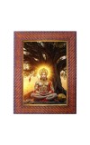 Lord Shani Photo Frame 19X23 Inch Religious Wall & Table Decor Frame | Lord Shani Spiritual Photo Frame For Home, Temple & Office | Decorative Hindu God & Goddess Frame (Pack Of 1) (F18230)