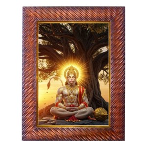 Lord Shani Photo Frame 13X17 Inch Religious Wall & Table Decor Frame | Lord Shani Spiritual Photo Frame For Home, Temple & Office | Decorative Hindu God & Goddess Frame (Pack Of 1) (F18230)
