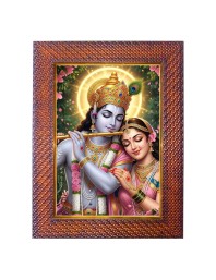 Lord Ganesha Photo Frame Religious Wall & Table Decor Frame | Lord Ganesha Spiritual Photo Frame For Home, Temple & Office | Decorative Hindu God & Goddess Frame (Pack Of 1) (F18072)
