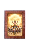 Lord Ayyapan Photo Frame Religious Wall & Table Decor Frame | Lord Ayyapan Spiritual Photo Frame For Home, Temple & Office | Decorative Hindu God & Goddess Frame (Pack Of 1) (F18210)