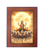 Lord Ayyapan Photo Frame 13X17 Inch Religious Wall & Table Decor Frame | Lord Ayyapan Spiritual Photo Frame For Home, Temple & Office | Decorative Hindu God & Goddess Frame (Pack Of 1) (F18210)