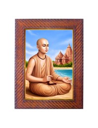 Mataji Nirmala Devi Photo Frame 13X17 Inch Religious Wall & Table Decor Frame | Mataji Nirmala Devi Spiritual Photo Frame For Home, Temple & Office (F18421X13X17)