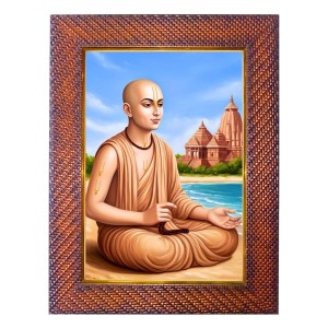 Mataji Nirmala Devi Photo Frame 13X17 Inch Religious Wall & Table Decor Frame | Mataji Nirmala Devi Spiritual Photo Frame For Home, Temple & Office (F18421X13X17)