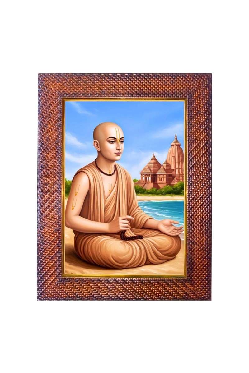 Mataji Nirmala Devi Photo Frame Religious Wall & Table Decor Frame | Mataji Nirmala Devi Spiritual Photo Frame For Home, Temple & Office | Decorative Hindu God & Goddess Frame (Pack Of