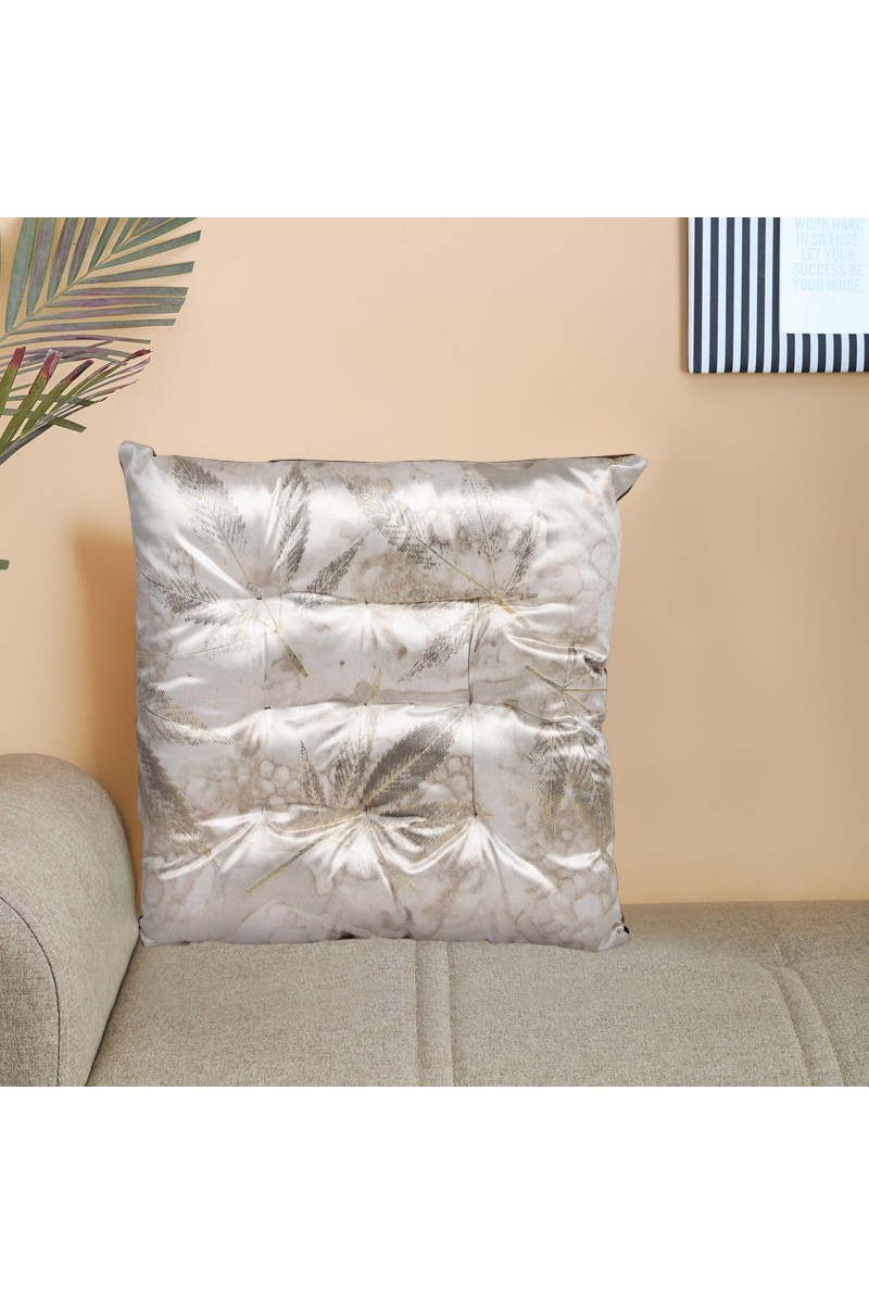Home Beautiful Grey Polyester Cushion