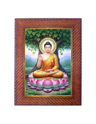 Lord Indra Photo Frame 17X21 Inch Religious Wall & Table Decor Frame | Lord Indra Spiritual Photo Frame For Home, Temple & Office | Decorative Hindu God & Goddess Frame (Pack Of 1) (F18202)