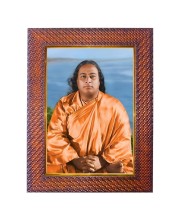 Bhaktivedanta Swami Prabhupada Photo Frame Religious Wall & Table Decor Frame | Bhaktivedanta Swami Prabhupada Spiritual Photo Frame For Home, Temple & Office | Decorative Hindu God & G