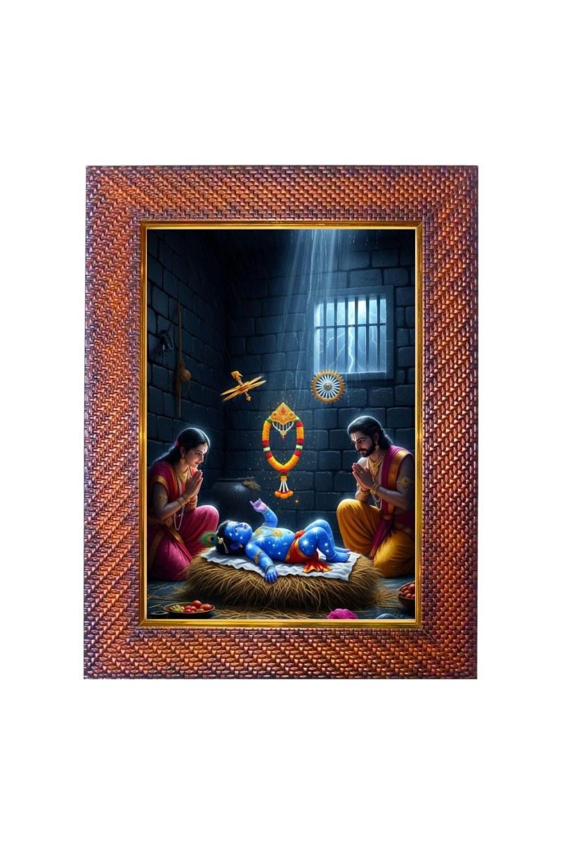 Guru Granth Sahib Photo Frame 17X21 Inch Religious Wall & Table Decor Frame | Guru Granth Sahib Spiritual Photo Frame For Home, Temple & Office | Decorative Hindu God & Goddess Frame (Pack Of 1) (