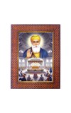 Guru Granth Sahib Ji Photo Frame 13X17 Inch Religious Wall & Table Decor Frame | Guru Granth Sahib Ji Spiritual Photo Frame For Home, Temple & Office | Decorative Hindu God & Goddess Frame (Pack