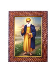 Guru Gobind Singh Ji Photo Frame 13X17 Inch Religious Wall & Table Decor Frame | Guru Gobind Singh Ji Spiritual Photo Frame For Home, Temple & Office (F18241X13X17)