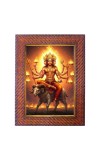 Lord Kubera Photo Frame 17X21 Inch Religious Wall & Table Decor Frame | Lord Kubera Spiritual Photo Frame For Home, Temple & Office | Decorative Hindu God & Goddess Frame (Pack Of 1) (F18363)
