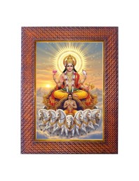 Lord Ayyapan Photo Frame 17X21 Inch Religious Wall & Table Decor Frame | Lord Ayyapan Spiritual Photo Frame For Home, Temple & Office | Decorative Hindu God & Goddess Frame (Pack Of 1) (F18212)